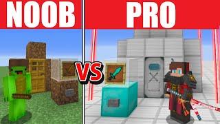 Minecraft NOOB vs PRO CASTLE ATTACK CHALLENGE