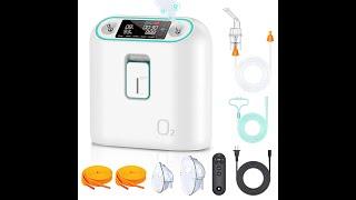 Ziqing ZY-01ZY-02 portable oxygen concentrator 1-8L2-9L operation video