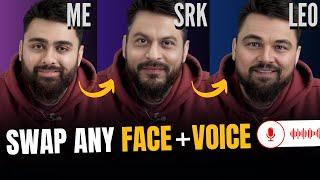 Swap Face & Voice with ANY Celebrity Free AI Deepfake