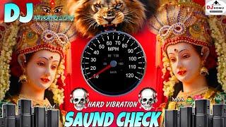 Navratri Saund Check  Hard Vibration Dj Navratri Song Dj Remix  Speaker Check Hard Bass 2025 Mix