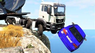 Cliff Drops & Crashes #10 - BeamNG Drive  CRASHdriven