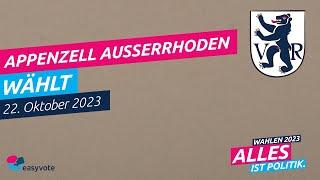 Appenzell Ausserrhoden wählt Nationale Wahlen 2023