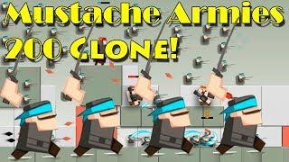 Mustache Armies 200 клонов Челлендж мужики с канонами Армия клонов \ Clone Armies