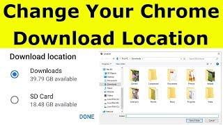 How To Change Default Download Location On Google Chrome For All Android Mobile & PC