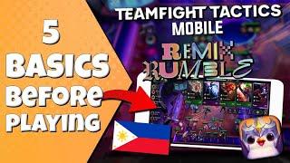 5 Basics you NEED TO KNOW before playing Teamfight Tactics Mobile