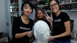 Head Casting using Mould Life Form Time Lapse video