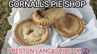 GORNALLS PIE Shop PRESTON LANCASHIRE UK BRITISH FOOD