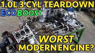 JUNK Ford Ecosport 1.0L 3-Cylinder Ecoboost Teardown. LAWSUIT ENGINE