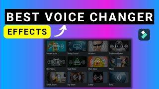 Best Voice Changer Effects in Filmora 12  Voice Filters in Filmora 12