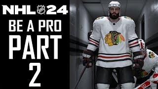 NHL 24 - Be A Pro Career - Part 2 - NHL Debut Moved To The First Line