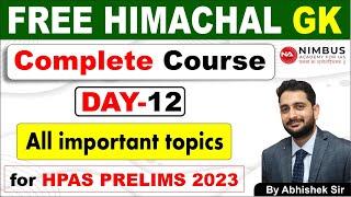 Himachal GK  Complete Course  Topic-wise  Quick Revision  Day 12  Dances and Languages