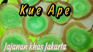 Resep kue Ape  kue tete