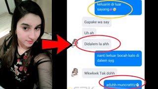 TANTE GIRANG CANTIK SUKA NYA WIK WIK DAN CROT DI DALAM  Prank Seru History Chat Whatsapp