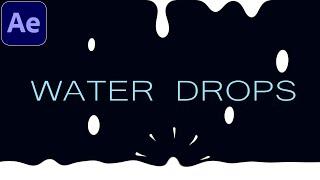 How to create 2D water drops and wave effects in After Effects #oe338