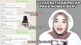 Prank Text Uji Kesetiaan Pacar Pake Nomer Baru Ternyata Dia Malahan Lakuinn ini......