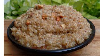 Healthy Indian Dessert  Oats Halwa Recipe  Indian Breakfast Recipes  Oats ka halwa kaise banaen