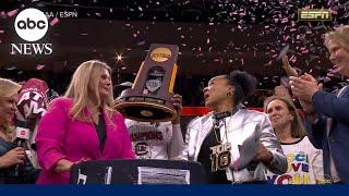 South Carolina womens basketball team crowned national champions