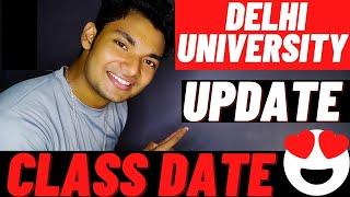 DU UPDATE- Class Starting Date For Freshers 1st Year 