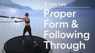 Strike Targets Safely With Proper Form in Your VR Workout  Supernatural Pro-Tips Series