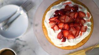 Strawberry Cream Cake- Everyday Food with Sarah Carey