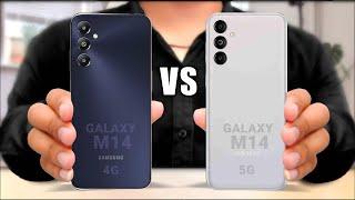 Samsung Galaxy M14 4G Vs Samsung Galaxy M14 5G  Full Comparison 