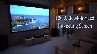 VIVIDSTORM 120 Motorized ALR projector screen review drop down