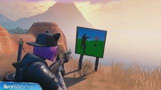 Wailing Woods Retail Row & Paradise Palms Shooting Gallery Locations - Fortnite Season 7 Challenge