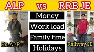RRB JE  vs  ALP   which post is more Powerful   &  Money 