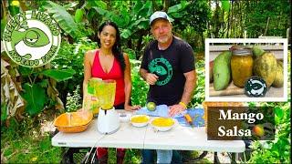 Picking Fresh Ingredients For Mango Salsa