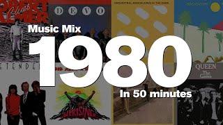 1980 in 50 minutes old version - Top hits including Devo OMD The Cure Pretenders and more