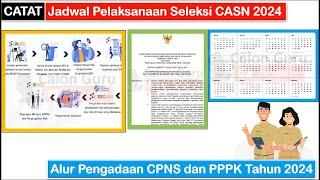 CATAT Jadwal Pendaftaran CPNS dan PPPK 2024  Cek Mekanisme Seleksi CPNS dan PPPK 2024