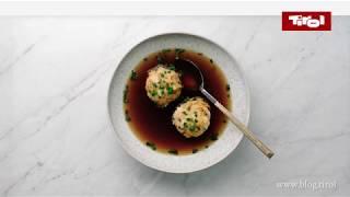 Traditional Austrian Food Speckknödel Dumpling Recipe ‍