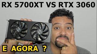 RX 5700XT  VS  RTX 3060  12GB    COMPARAMOS  10  JOGOS  EM  BENCHMARKS  2412