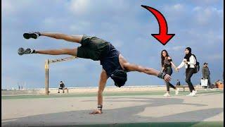 Girls Reacting To Calisthenics