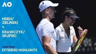 ZielinskiHsieh v SkupskiKrawczyk Extended Highlights  Australian Open 2024 Final