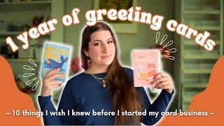 10 lessons from 1 year of my greeting card business 