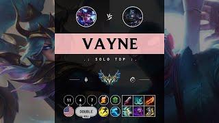 Vayne Top vs Shen - NA Challenger Patch 14.11