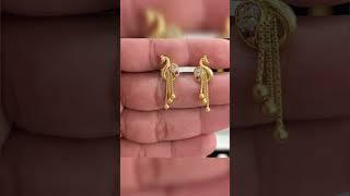 New Light Weight Gold Earrings Design Ideas 2023  Daily Wear Earrings Tops