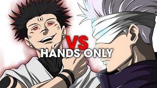 Gojo vs Sukuna... BUT its Hands Only