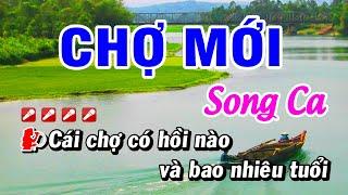 Karaoke Chợ Mới Vọng Cổ Song Ca Beat Mới  Hoài Phong Organ