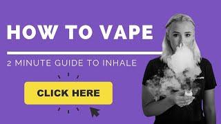 How To Vape PROPERLY For The First Time  Breathe in How to use a vape pen EVEN How to Inhale