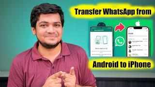 Transfer WhatsApp Chat 2023 How to Transfer WhatsApp from Android to iPhone iToolab WatsGo Transfer