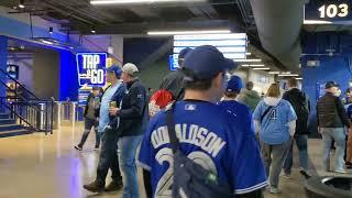 Walking Rogers Center home of the Toronto blue Jays. Level 100. Lets see the renos 