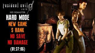 Resident Evil Zero HD Remaster Hard Mode New Game No Save No Damage S Rank 013705