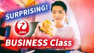 SURPRISING Japan Airlines BUSINESS CLASS  Jakarta to Tokyo