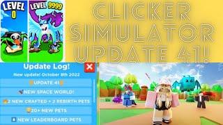 Clicker Simulator Update 41 is here