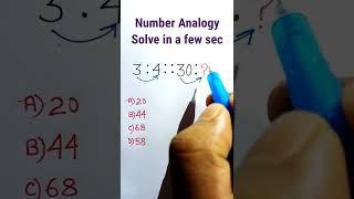Analogy Reasoning Tricks  Reasoning Classes  Arithmetic Reasoning Tricks #shorts