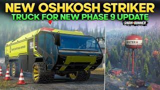 New Phase 9 Update Truck Oshkosh Striker in SnowRunner For Search and Rescue