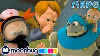 Arpo The Robot - Germ War  Moonbug Kids TV Shows - Full Episodes  Cartoons For Kids