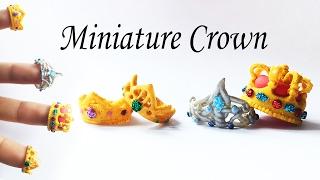 Miniature CrownTiara Tutorial Polymer Clay
